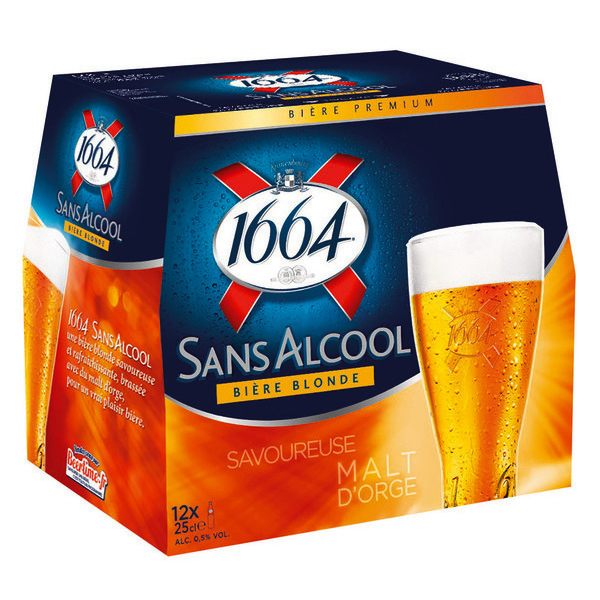 Bière blonde sans alcool