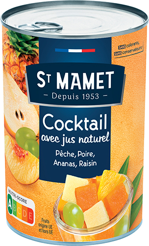 COCKTAIL DE FRUITS AVEC JUS NATUREL