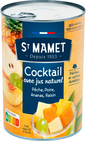 Cocktail De Fruits Au Sirop St Mamet