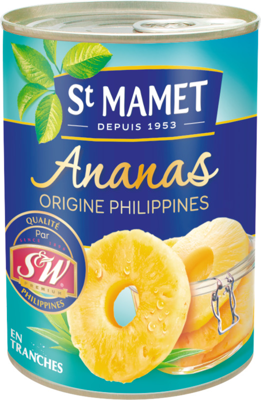 ANANAS  EN TRANCHE St Mamet
