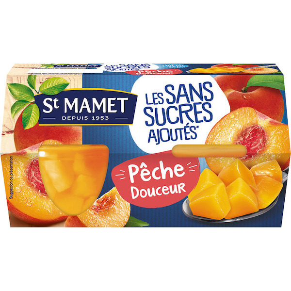 Fruits au sirop sans sucres ajoutés