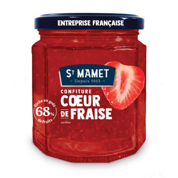 CONFITURE CŒUR DE FRAISE 

