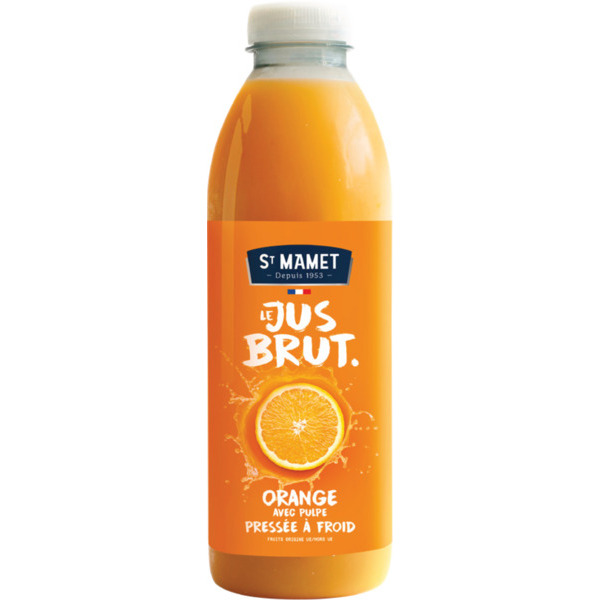 LE JUS BRUT ORANGE AVEC PULPE PRESSÉE À FROID
S...