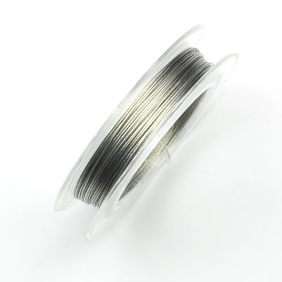 Imagine Perles - Fil câblé 0,38 mm argenté