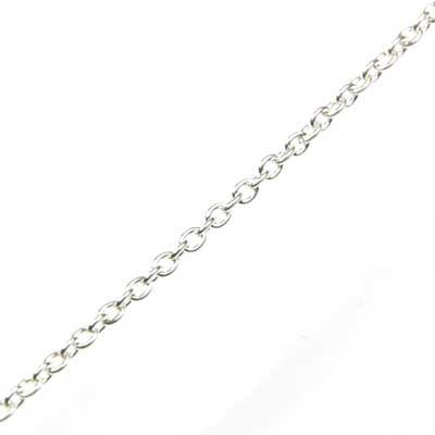Chaîne métal argenté 2,1mm 3081150046800 Top-Perles Chaîne métal argenté 2,1mm 3081150046800 Top-Perles
