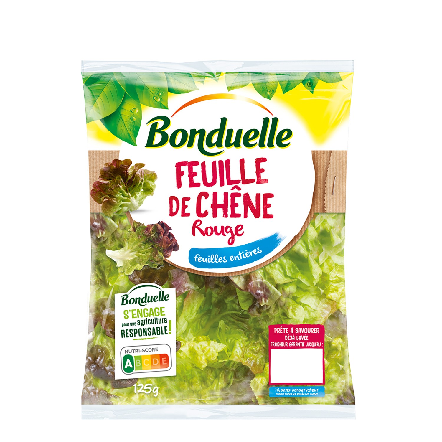 Salade feuille de chêne rouge BONDUELLE