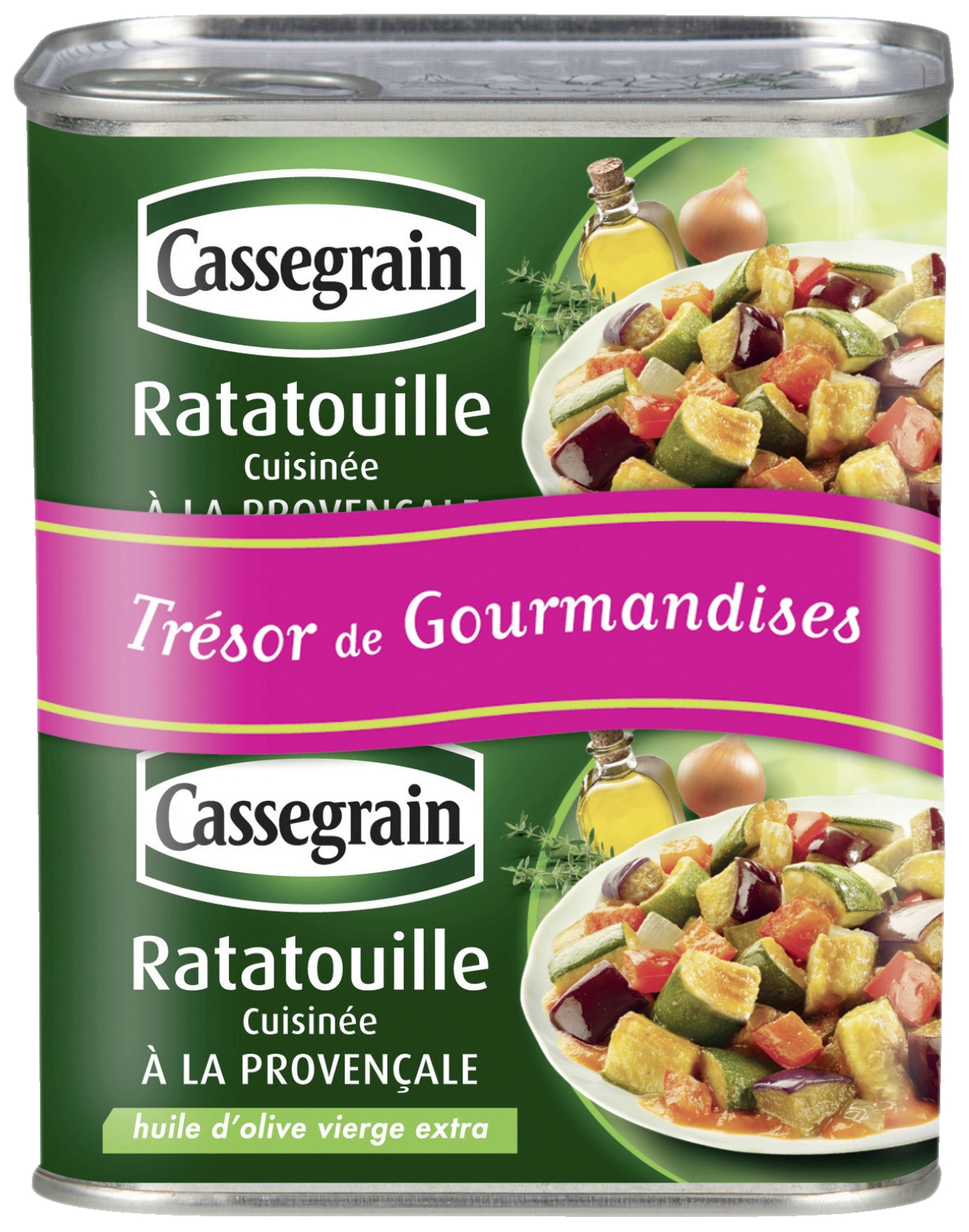 Ratatouille cuisinée à la provençale Cassegrain