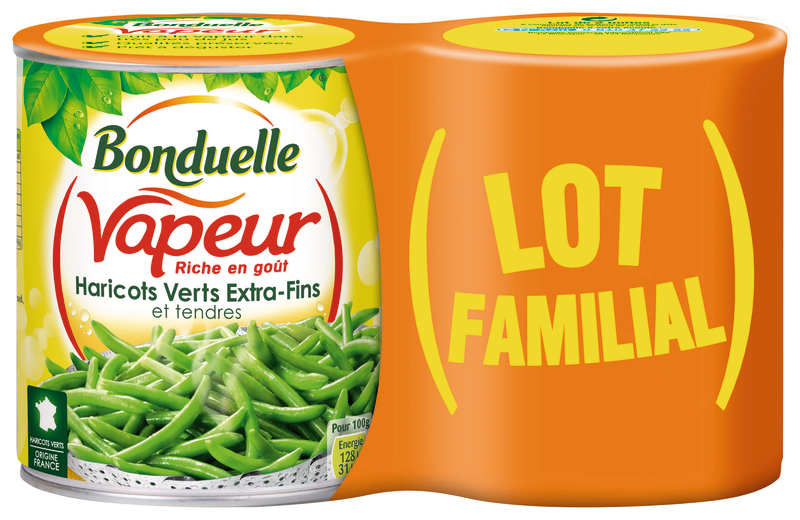 HARICOTS VERTS EXTRA-FINS VAPEUR Bonduelle