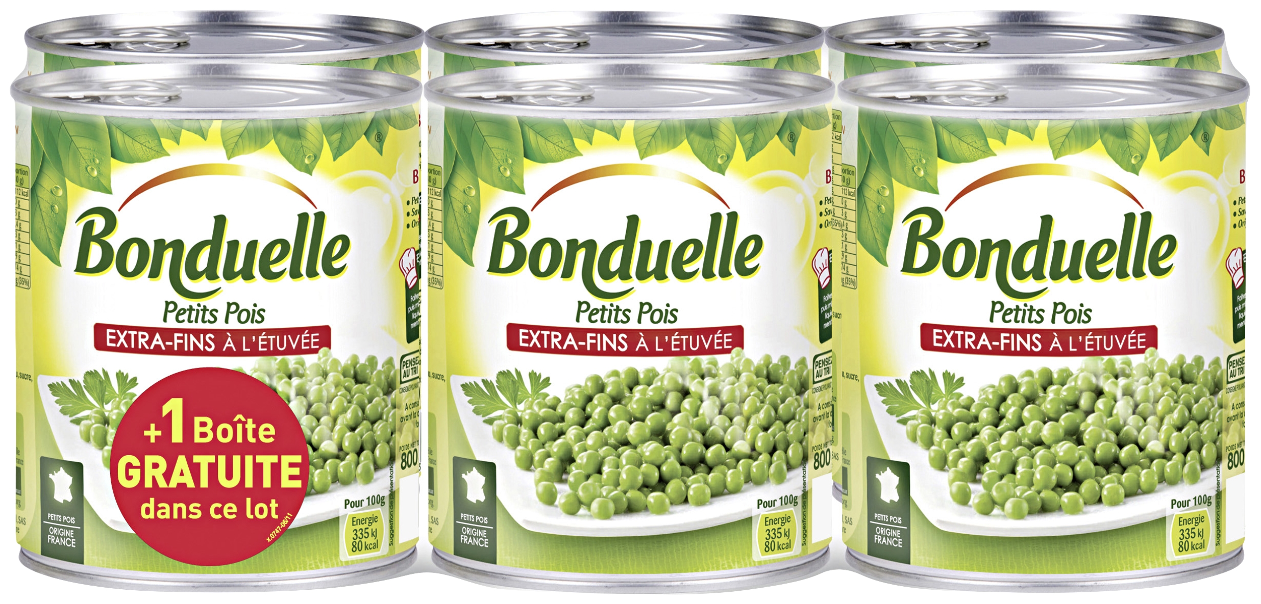 Petits pois extra-fins Bonduelle