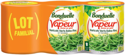 HARICOTS VERTS VAPEUR EXTRA-FIN bonduelle