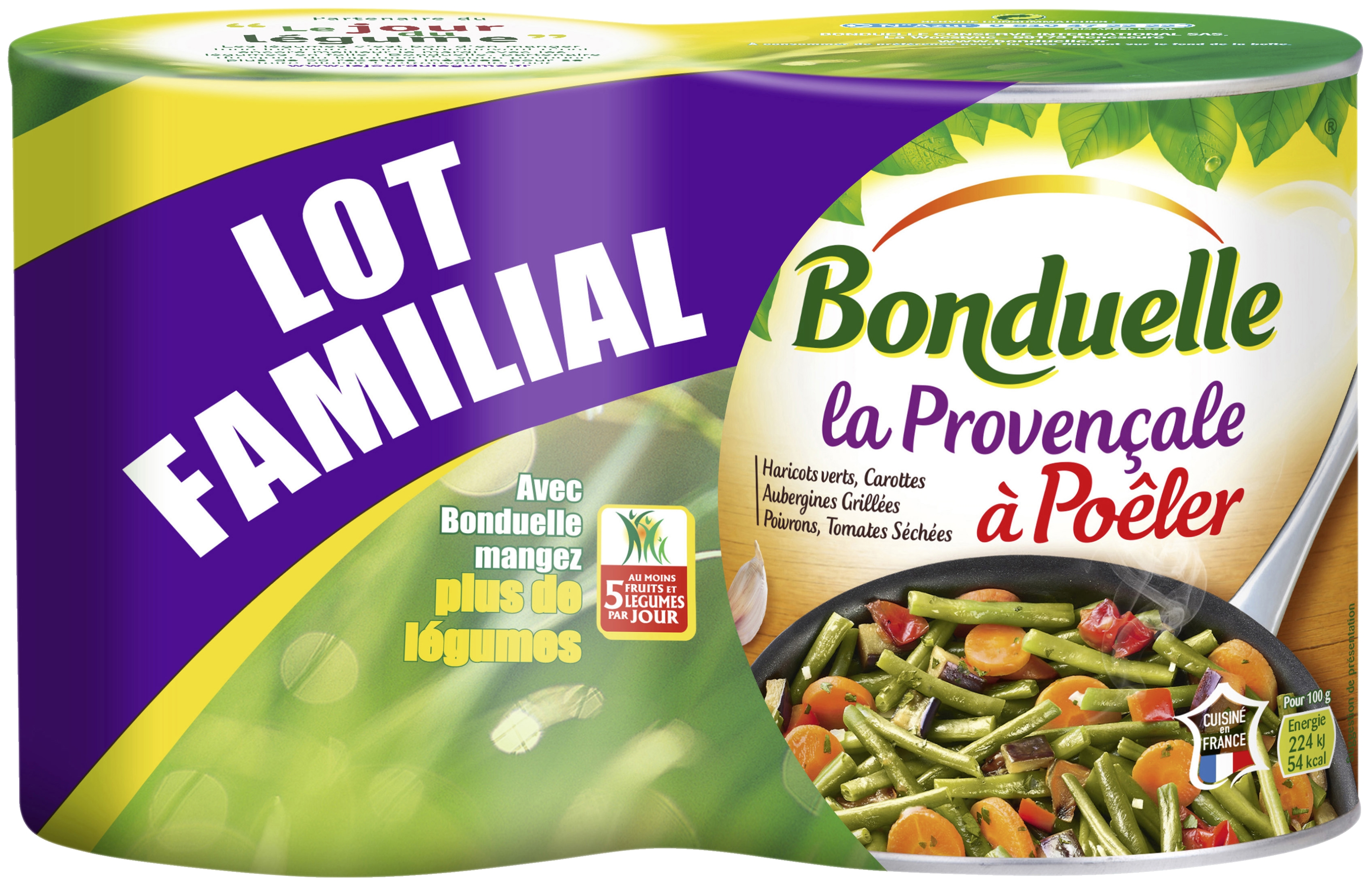 À poêler la provençale Bonduelle