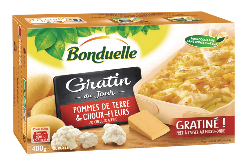 GRATIN PDT CHOUX FLEUR BONDUELLE