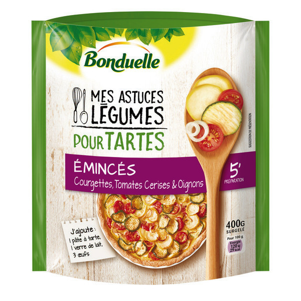 Légumes pour Tartes surgelés