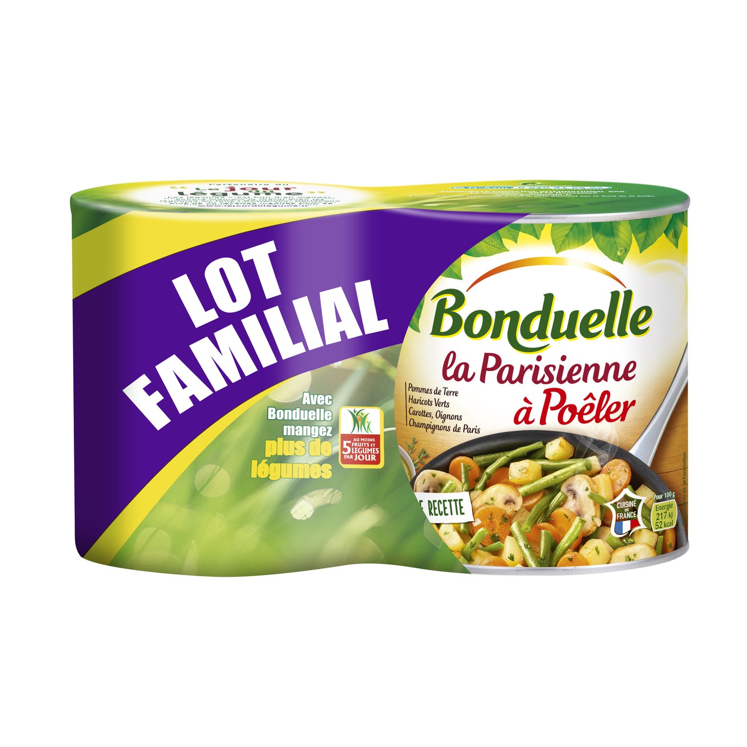 Légumes la Parisienne à poêler BONDUELLE