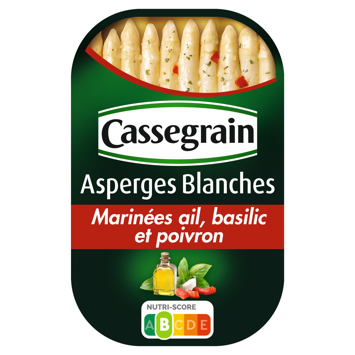 Asperges blanches marinées CASSEGRAIN
