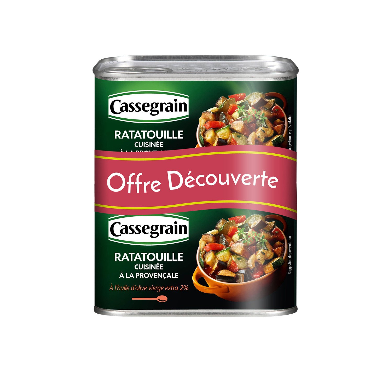 Légumes cuisinés ratatouille  à la Provençale à...