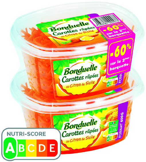 CAROTTES RÂPÉES AU CITRON DE SICILE “BONDUELLE” 3083681099973 (3083681099973)