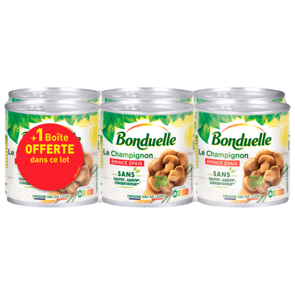 CHAMPIGNON ÉMINCÉ ÉPAIS  SANS SULFATE
