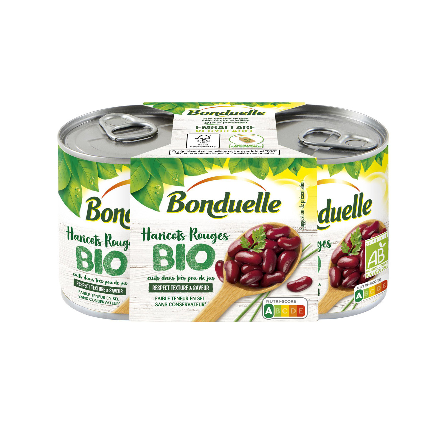 Haricots rouges Bio BONDUELLE