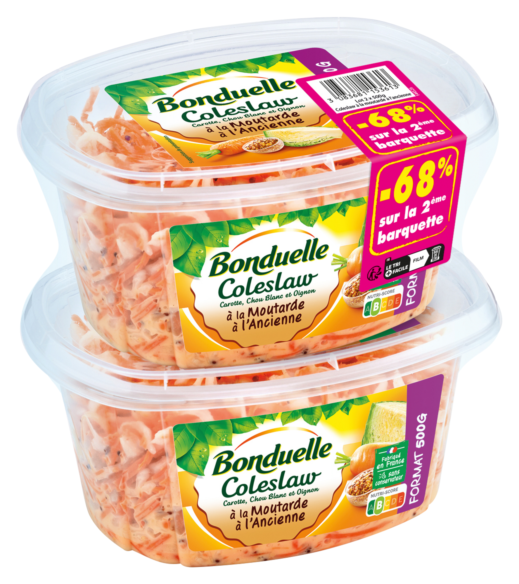 Coleslaw à la moutarde à l'ancienne 