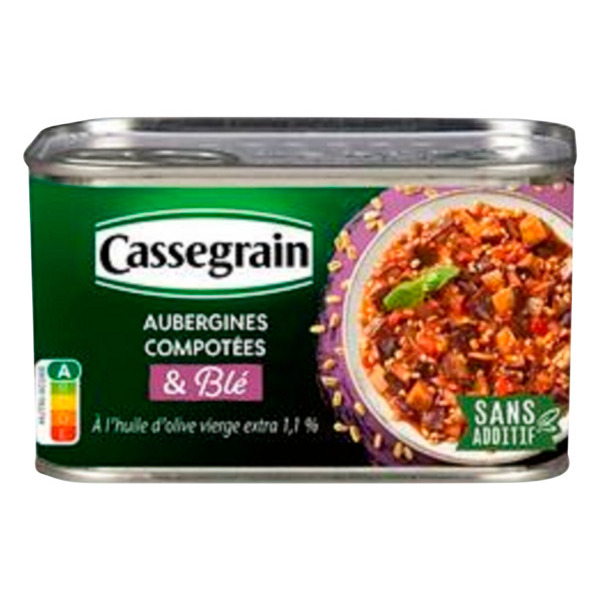  Aubergines Compotées Et Blé Cassegrain code EAN 3083681168440 