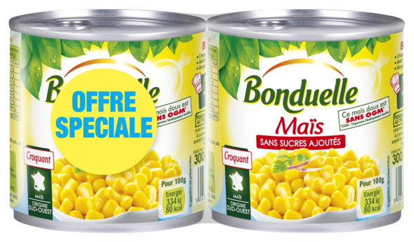  Maïs Sans Sucres Ajoutés Bonduelle code EAN 3083681178128 