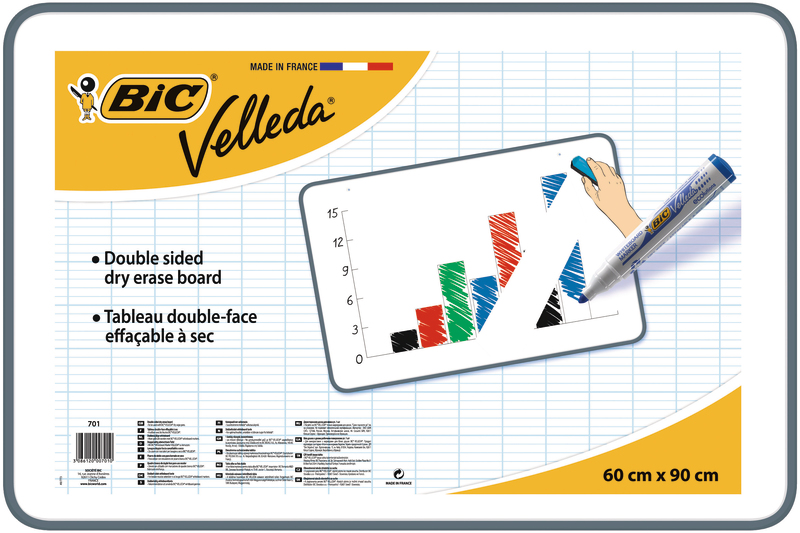 TABLEAU EFFAÇABLE À SEC 60 X 90 CM Velleda
