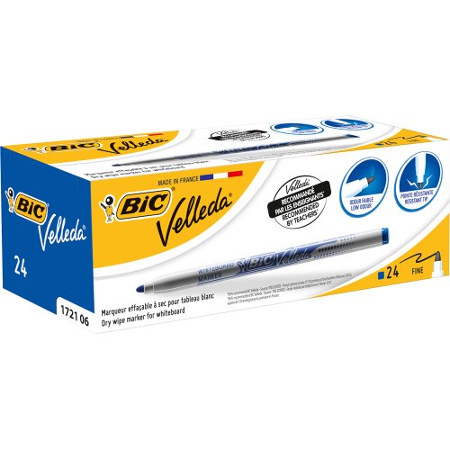 Bic Velleda 1721 06 Feutre effaçable à sec pour...