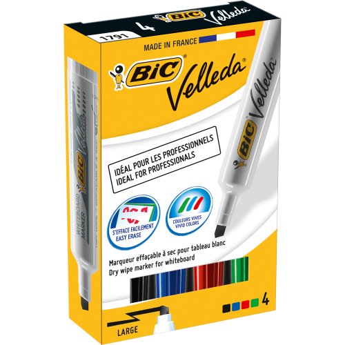 Bic - 875789 - Velleda - Feutres - Effaçable à ...