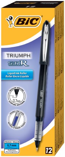 Bic 537R Stylo roller à encre liquide Pointe 0,...