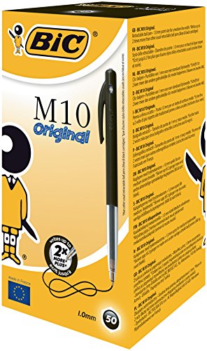 Bic M10 Clic-Medium Stylo-bille rétractable Noir