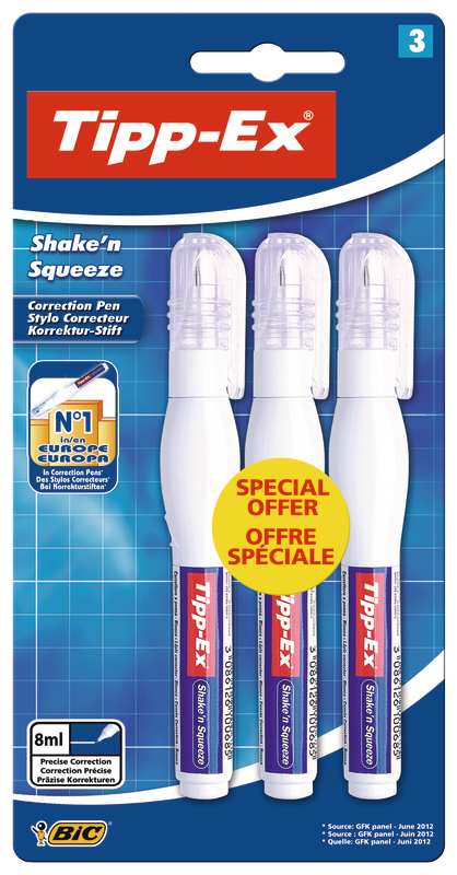 3 STYLOS CORRECTEURS 