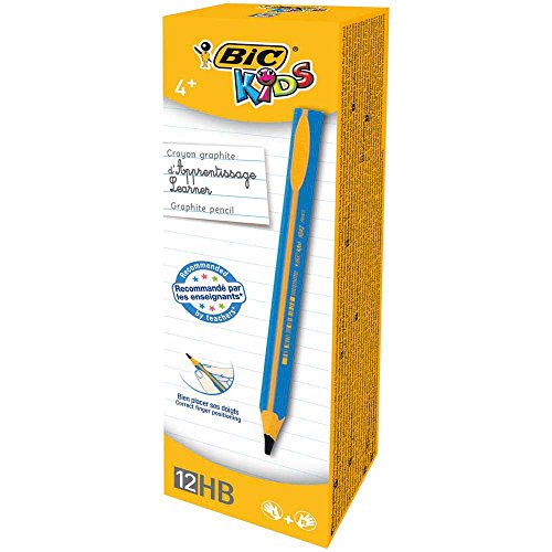 Bic Kids Beginners graphite crayons à papier corps bleu boîte de 12 code EAN 3086123342798 