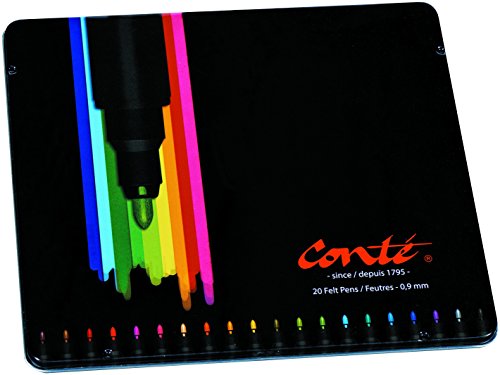 - 927784 - feutres de coloriage - boîte métal -...