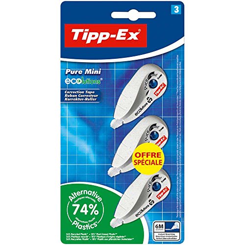 Tipp-Ex Pure Mini Tape Ruban Correcteur Blister...