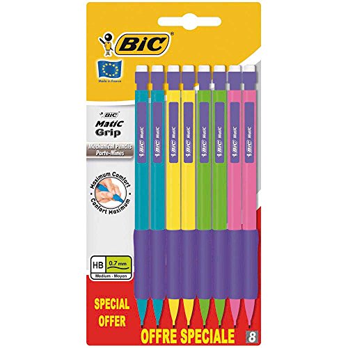 Bic Matic Grip Porte-Mines Jetables 0,7 mm Poch...