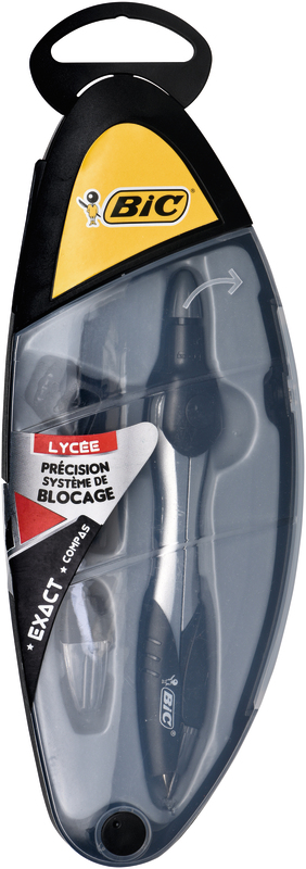 COFFRET 3 PIÈCES COMPAS LYCÉE EXACT BIC
