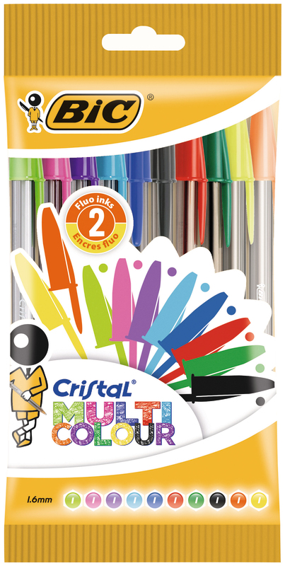 10 STYLOS BILLE CRISTAL® 