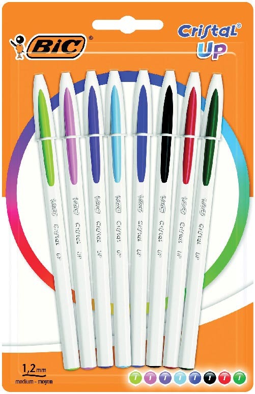 8 STYLOS BILLE “CRISTAL UP”