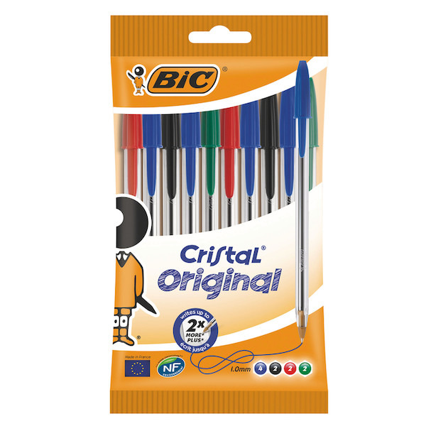 SUR LA GAMME DE STYLOS BILLE CRISTAL DE LA MARQ...