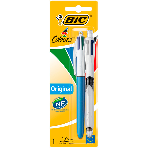 2 stylos bille 4 couleurs