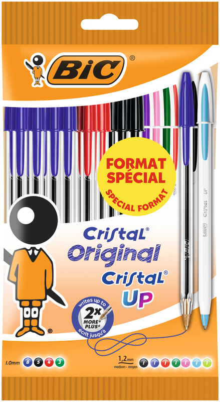 27 STYLOS BILLE CRISTAL BIC