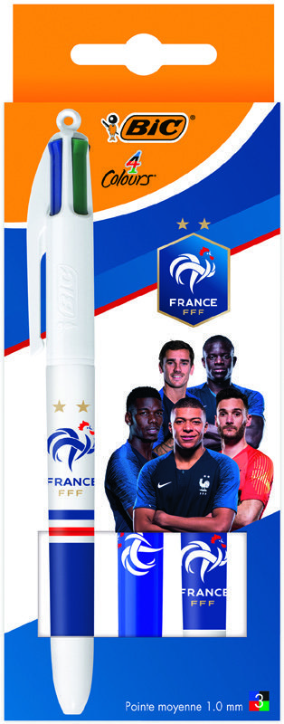 3 STYLOS BILLE 4 COULEURS FÉDÉRATION FRANCAISE ...
