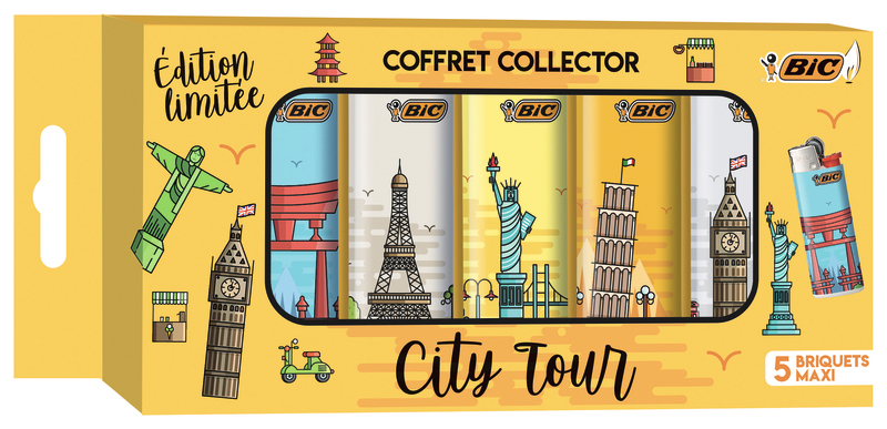COFFRET BRIQUETS BIC CITIES *5