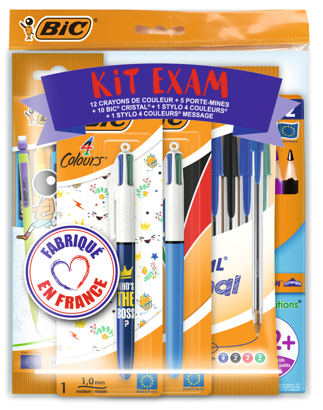 KIT SCOLAIRE ÉTUDIANT 100% MADE IN FRANCE BIC