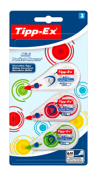 3 rubans correcteurs 