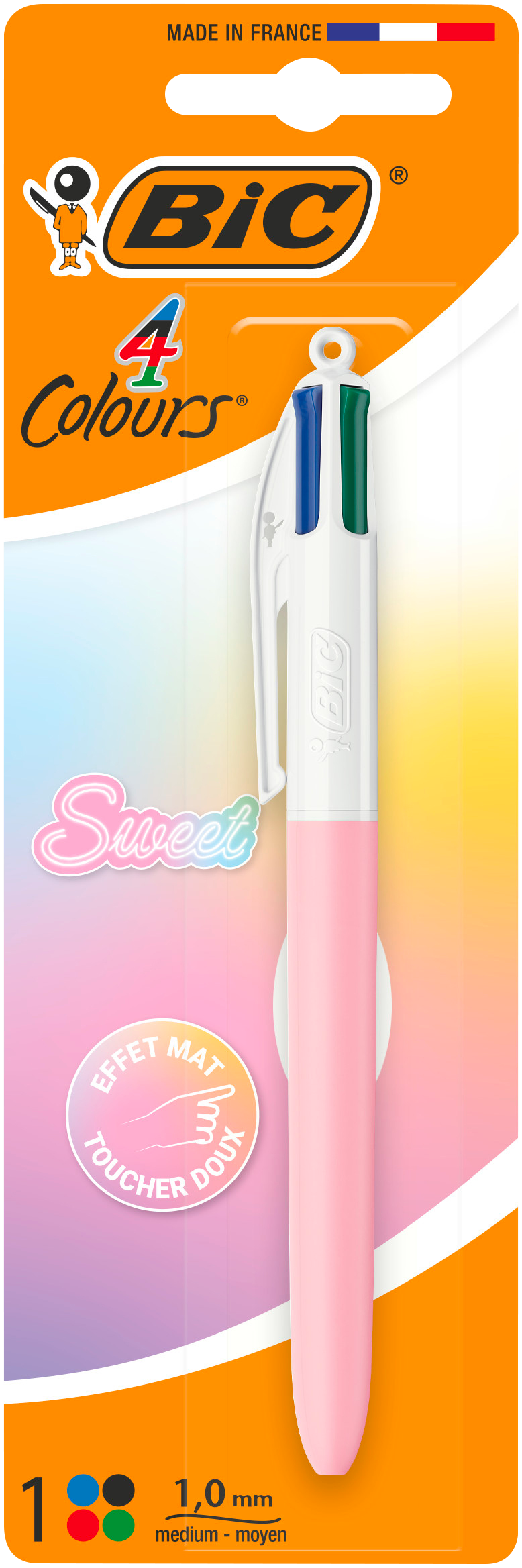 “BIC” STYLO 4 COULEURS code EAN 3086123776838 