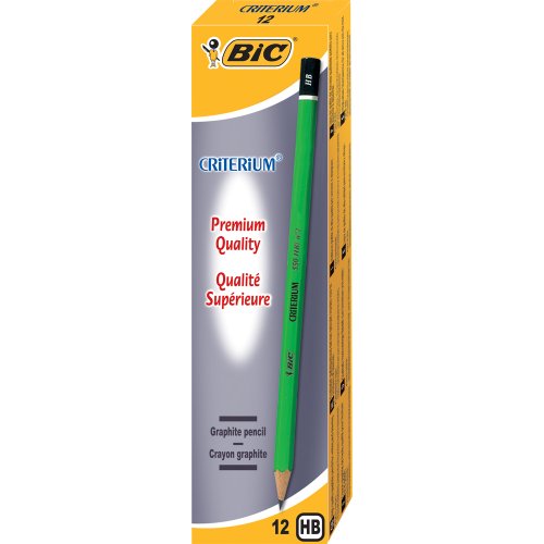 Bic Criterium Boîte de 12 Crayons Graphite HB