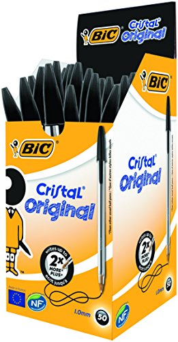 Bic Cristal Original 1.0mm Ball Pen Box of 50 -...