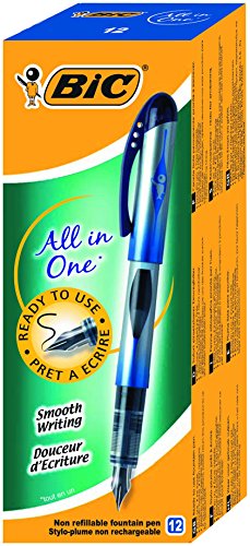 Bic All in one 847610 Stylo plume jetable Point...